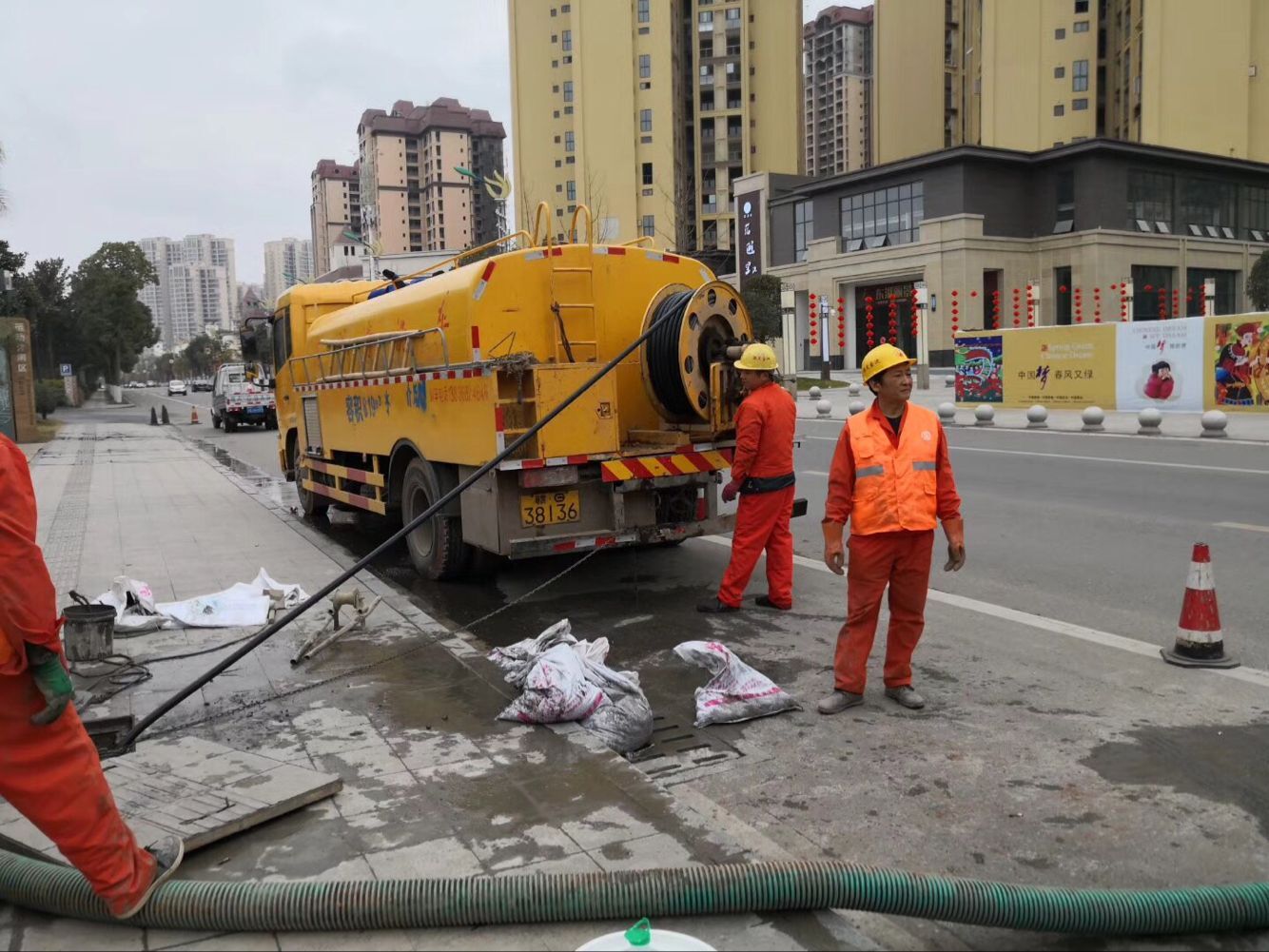 丹东排污管道清淤-管道清洗